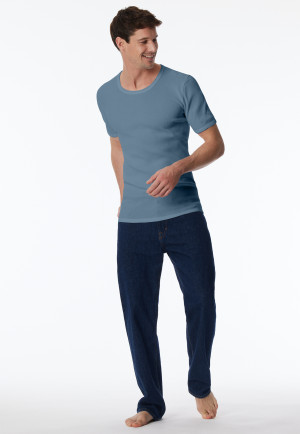 Shirt kurzarm atlantikblau - Revival Friedrich