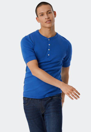 Shirt short-sleeved atlantic blue - Revival Karl-Heinz