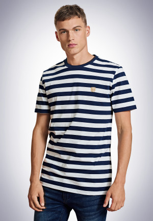 Tee-shirt manches courtes indigo - Revival Georg