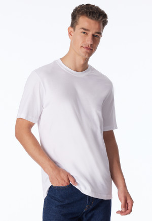 white short-sleeved shirt - American T-Shirt