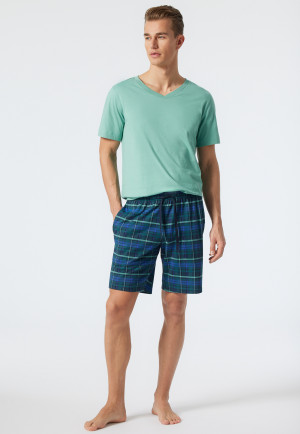 Shirt short-sleeved V-neck mineral - Mix & Relax
