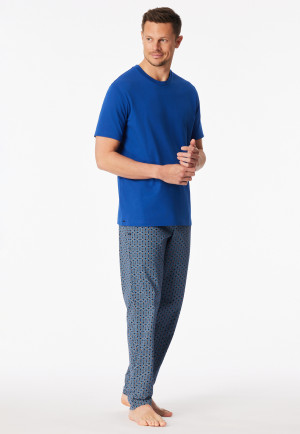 Shirt short sleeve royal - Mix+Relax