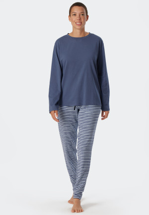 Shirt langarm blau - Mix+Relax