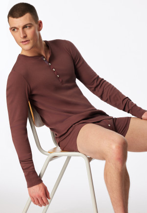 Shirt long-sleeve havana - Revival Karl-Heinz