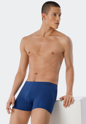 Boxers lot de 2 Tactel® uni imprimé bleu foncé/aqua - selected! premium inspiration