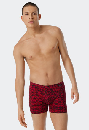Boxers lot de 2 Tactel® uni imprimé bleu foncé/rouge - selected! premium inspiration