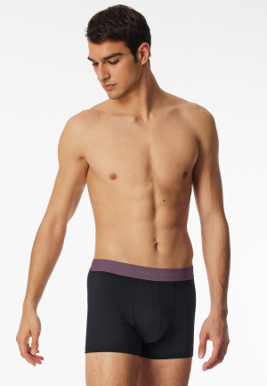 Lot de 3 shorts Organic Cotton ceinture élastique tissée multicolore - 95/5
