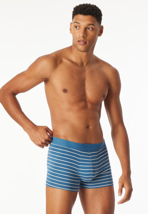 Lot de 3 shorts Organic Cotton Ceinture élastique tissée uni/rayé multicolore - 95/5