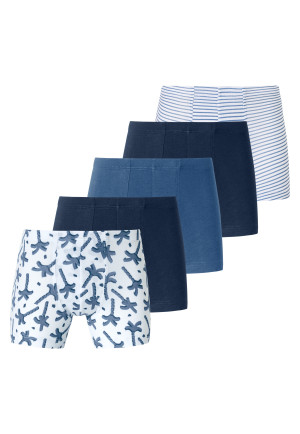 Lot de 5 shorts en coton bio multicolore - 95/5