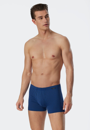 Shorts grafisch gemustert aqua/dunkelblau - Fashion Daywear
