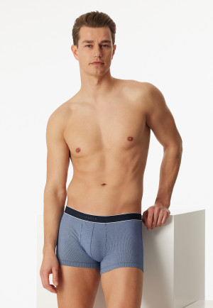Shorts Modal gestreift navy/weiß - Duality Function