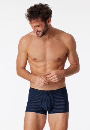 Boxer briefs navy-black striped - Long Life Soft