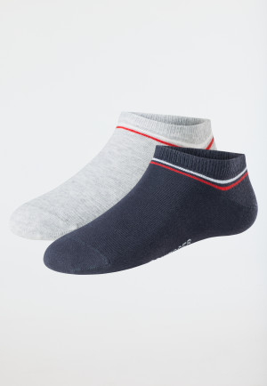 Sneakersocken Stay Fresh 2er-Pack grau - Fashion