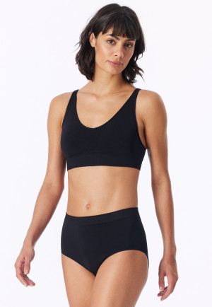 Soft-BH herausnehmbare Pads schwarz- Classic Seamless