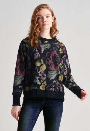 Maglia a maniche lunghe nera - Revival Thea