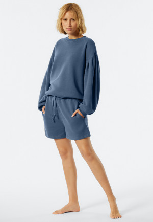 Sweatpants kurz blau - Revival Lena