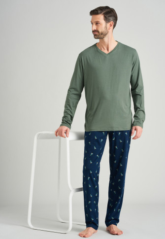 Schiesser Herren Hose lang nachtblau Schiesser Herren Hose lang nachtblau