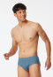 Sportslips 2er-Pack Feinripp Eingriff atlantikblau gemustert - Original Classics