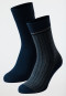 Men's socks 2-pack Pima cotton multicolor - Long Life Cool