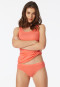 Rio briefs double rib Organic Cotton peach - Pure Rib