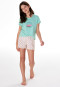 Pigiama corto Beach Club blu-verde - Nightwear