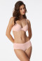 Underwired bra with floating cups pearl - Unique Micro