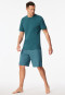 Short pyjamas green patterned - Casual Essentials