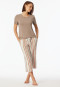 Caleçon long 3/4 modal rayures multicolores - Mix+Relax