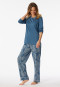 Pyjamas long atlantic blue - Comfort Nightwear