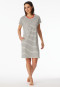 Camicia da notte a maniche corte a strisce off-white - Casual Essentials