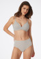 Soft padded bra without underwire gray-jaspé-gray - Invisible Soft