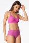 Bustier Mikrofaser herausnehmbare Pads fuchsia - Invisible Soft