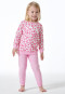 Pyjama long coton bio poignets curs roses - Girls World