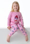 Pyjama long coton bio poignet panda rosé - Girls World