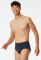 Sportslip mit Eingriff graphit gemustert - Fine Interlock