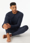 Shirt long-sleeve warming midnight blue - Casual Warming