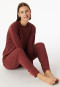 Pyjamas long warming cuffs burgundy - selected! Premium Warming