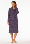 Camicia da notte a manica lunga stampata multicolore - Comfort Interlock