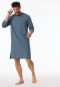 Chemise de nuit à manches longues bleu-gris - Comfort Essentials