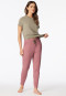 Pants long cuffs patterned fuchsia - Mix+Relax