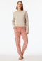Pants long cuffs flowers peach - Mix+Relax