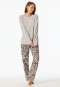 Shirt langarm rundhals grau-jaspe - Mix+Relax