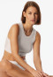 Bustier Feinripp off-white - Revival Paula