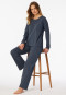 Long pyjamas graphite - Casual Nightwear