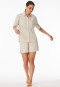 Pyjama kurz Webware Streifen grau-jaspe - selected! premium