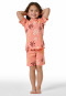 Short pyjamas with rolled hem sun apricot - Girls World