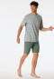Short pyjamas palm trees khaki - 95/5