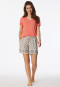 Pants short ikat pattern gray-jaspé-gray - Mix+Relax