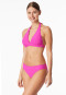 Bikinislip Jersey Streifen fuschia - Aqua