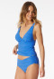 Tankini-Top Jersey recycelt Streifen aquarium - Aqua